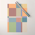 Linear Bauhaus Pattern 3. Wrapping Paper Gallery Image 1
