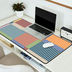 Linear Bauhaus Pattern 3. Desk Mat Gallery Image 2