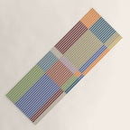 Linear Bauhaus Pattern 3. Yoga Mat Gallery Image 1