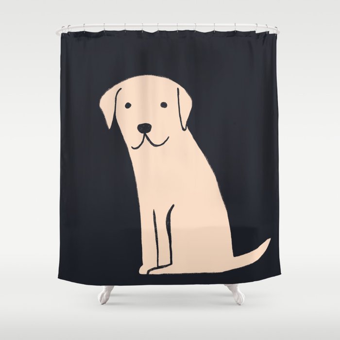 Labrador dog love Shower Curtain Gallery Image 1