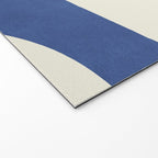 Abstract Lines Composition - Navy Dark Blue Welcome Mat Gallery Image 2