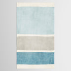 Neutral Light Blue Beige Teal Minimalist Artwork Tablecloth Gallery Image 2