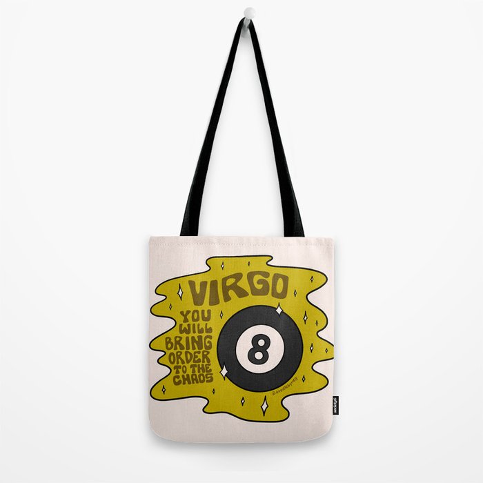 Virgo Magic 8 Ball Tote Bag Gallery Image 2