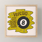 Virgo Magic 8 Ball Mini Art Print Gallery Image 1