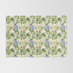 Ladies working in the garden (BEIGE) Rug Gallery Image 2