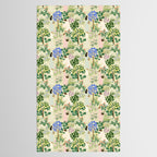 Ladies working in the garden (BEIGE) Tablecloth Gallery Image 2