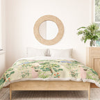 Ladies working in the garden (BEIGE) Duvet Cover Gallery Image 3