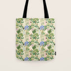 Ladies working in the garden (BEIGE) Tote Bag Gallery Image 1