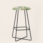 Ladies working in the garden (BEIGE) Stool Gallery Image 1