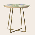 Ladies working in the garden (BEIGE) Side Table Gallery Image 1