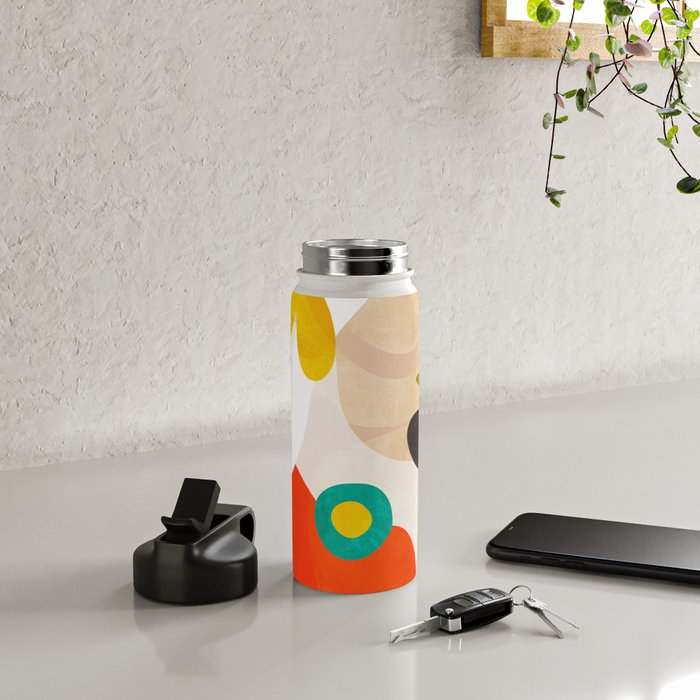 bauhaus goes matisse in summer Water Bottle Gallery Image 4