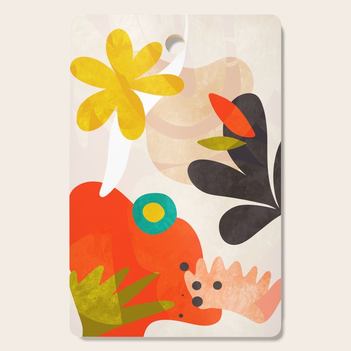 bauhaus goes matisse in summer Cutting Board Gallery Image 1