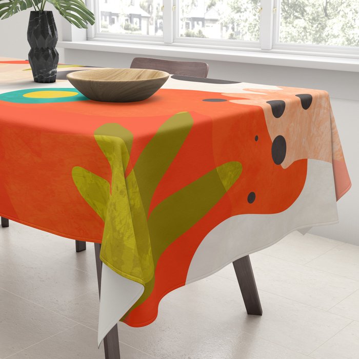 bauhaus goes matisse in summer Tablecloth Gallery Image 3