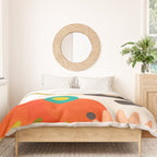 bauhaus goes matisse in summer Duvet Cover Gallery Image 3
