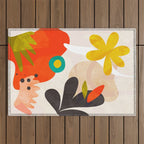 bauhaus goes matisse in summer Outdoor Rug Gallery Image 1