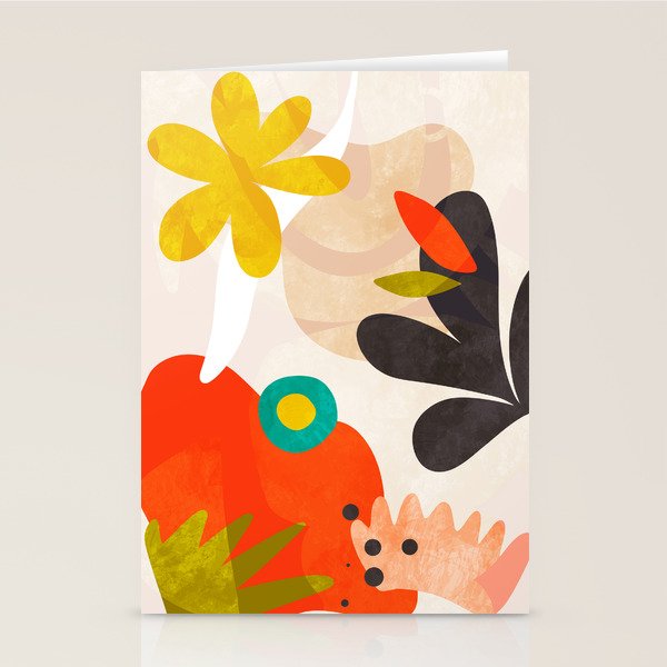 bauhaus goes matisse in summer Stationery Card Gallery Image 2