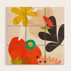 bauhaus goes matisse in summer Wood Wall Art Gallery Image 1
