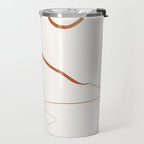 Minimal Line Art Landscape Travel Mug Gallery Image 2