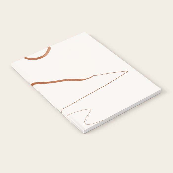 Minimal Line Art Landscape Notebook Gallery Image 1