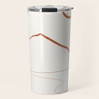 Minimal Line Art Landscape Travel Mug Gallery Image 1