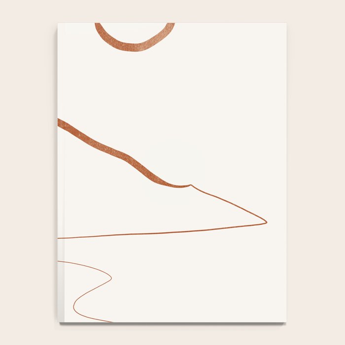 Minimal Line Art Landscape Notebook Gallery Image 4