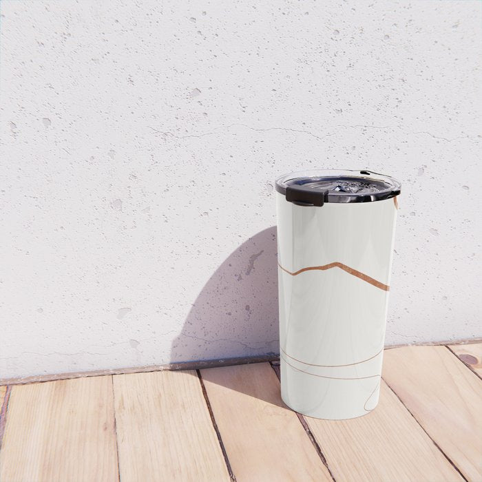 Minimal Line Art Landscape Travel Mug Gallery Image 4