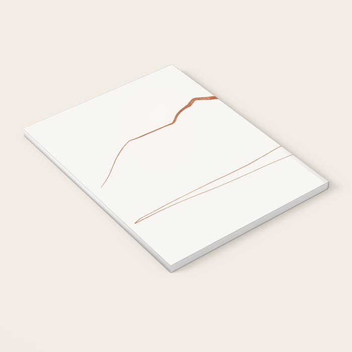 Minimal Line Art Landscape Notebook Gallery Image 3