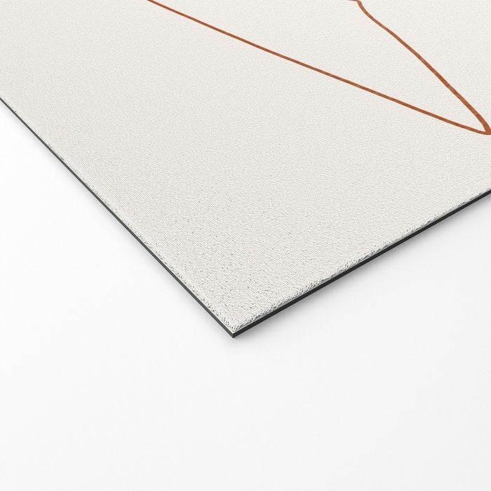 Minimal Line Art Landscape Welcome Mat Gallery Image 2