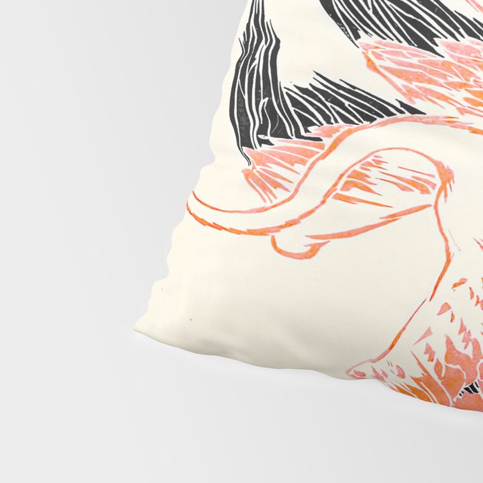 Cocorico cover 1900 Two Pink Flamingos Pillow Sham Gallery Image 4