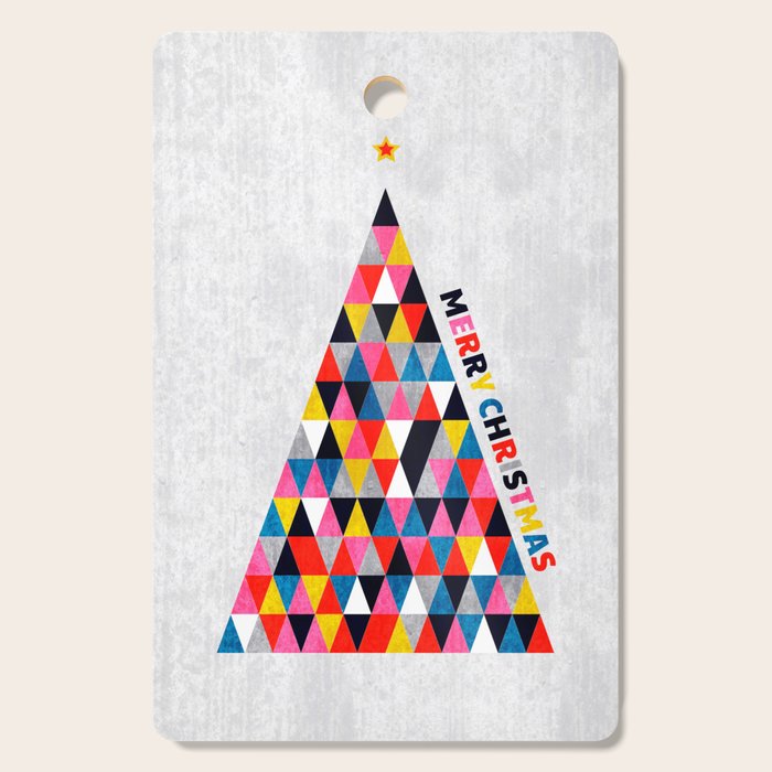 Minimalistic christmas tree Cutting Board Gallery Image 1