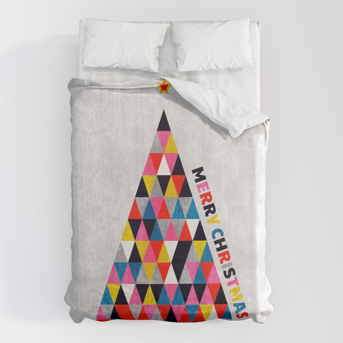 Minimalistic christmas tree Duvet Cover Gallery Image 1