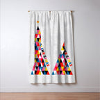 Minimalistic christmas tree Window Curtain Gallery Image 3