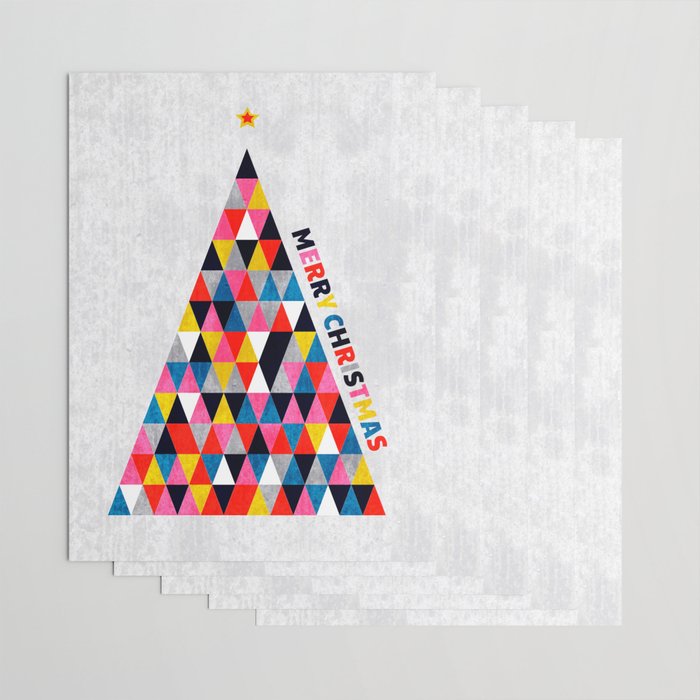 Minimalistic christmas tree Wrapping Paper Gallery Image 3