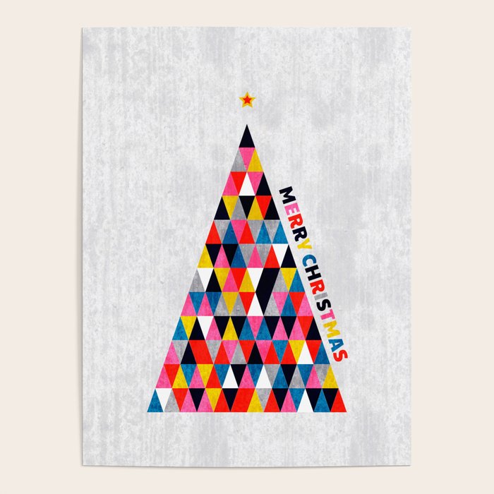 Minimalistic christmas tree Poster Gallery Image 1