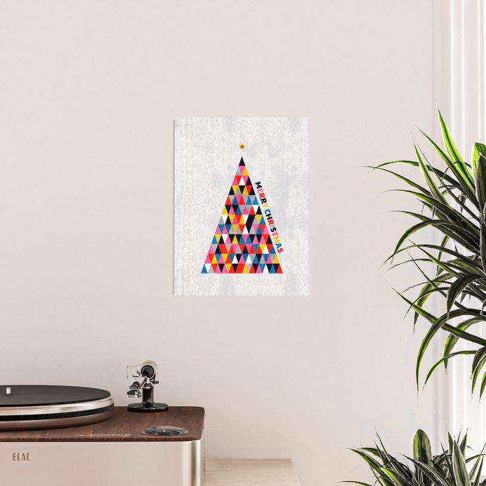 Minimalistic christmas tree Poster Gallery Image 2