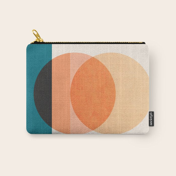 Abstraction_NEW_SUNSET_OCEAN_WAVE_POP_ART_Minimalism_0022D Carry All Pouch Gallery Image 1