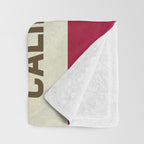 California Republic Flag Throw Blanket Gallery Image 3