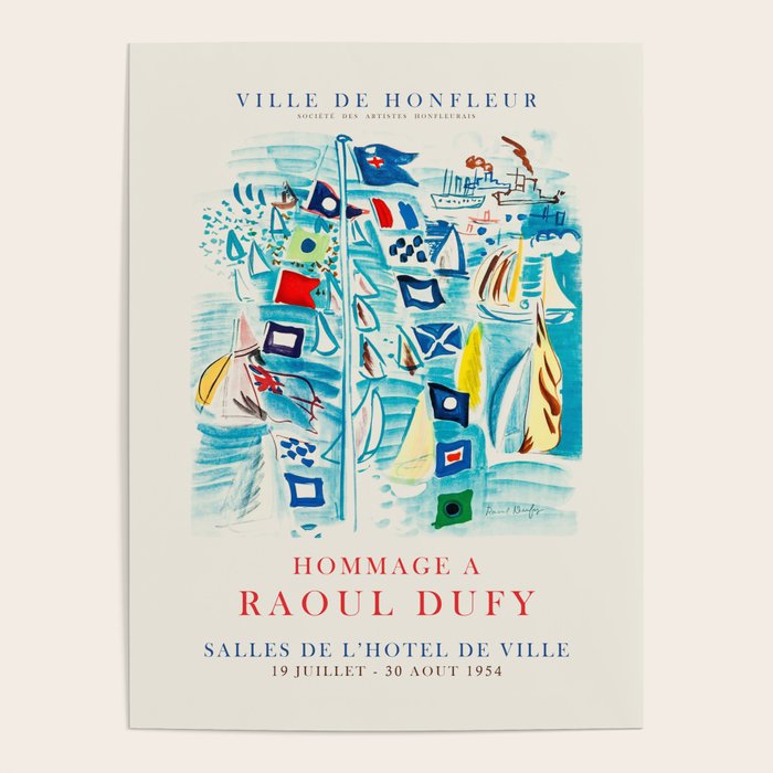Raoul Dufy Art Exhibition Poster, 1954 Poster Gallery Image 4