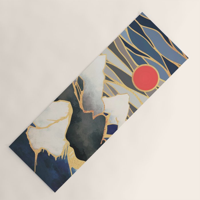 Ice Mountains Yoga Mat Gallery Image 1