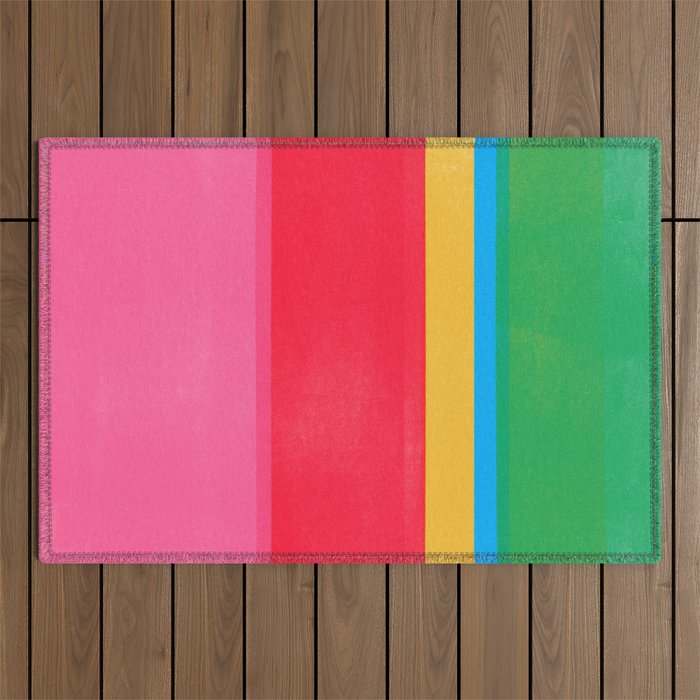 stripe study 47 Outdoor Rug Gallery Image 1