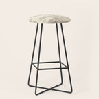 Beige toile de Jouy Stool Gallery Image 1