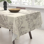 Beige toile de Jouy Tablecloth Gallery Image 3