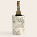 Beige toile de Jouy Wine Chiller Gallery Image 3