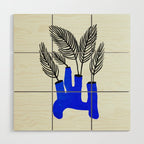 The Blue Vase Wood Wall Art Gallery Image 1