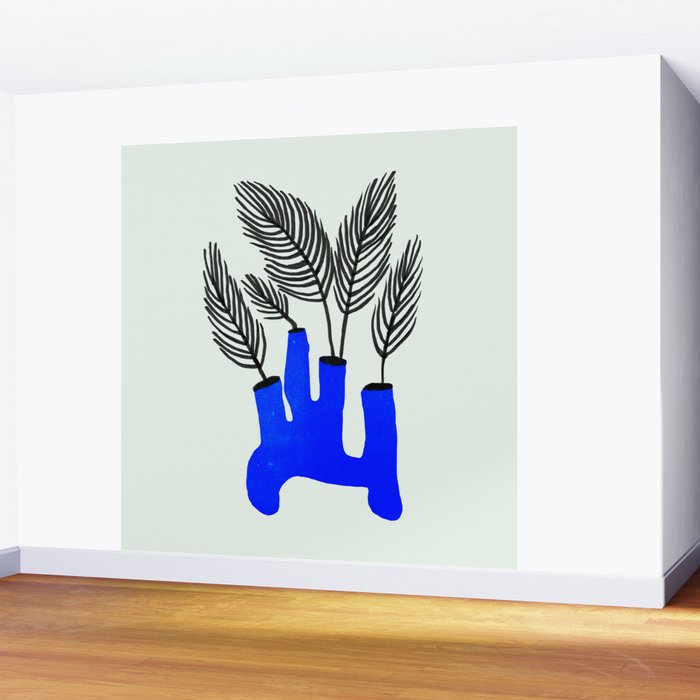 The Blue Vase Wall Mural Gallery Image 2