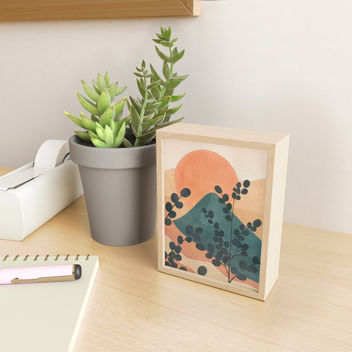 Mountain Sun Mini Art Print Gallery Image 2