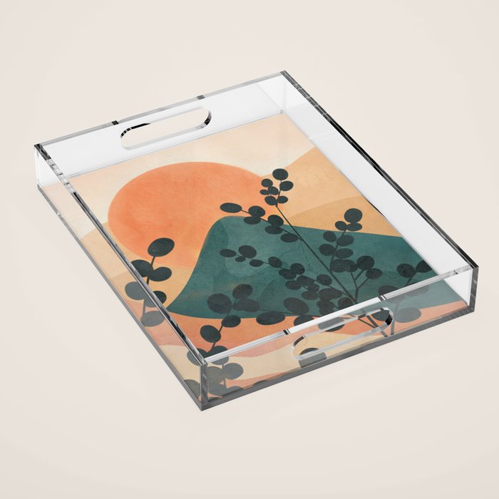 Mountain Sun Acrylic Tray Gallery Image 1