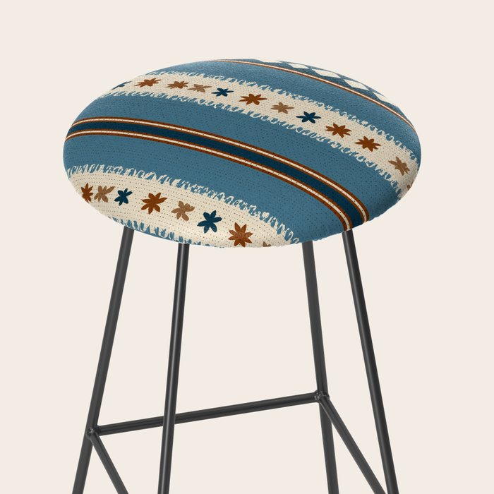 Vintage Woven Stripe - Cozy Heirloom Stool Gallery Image 2