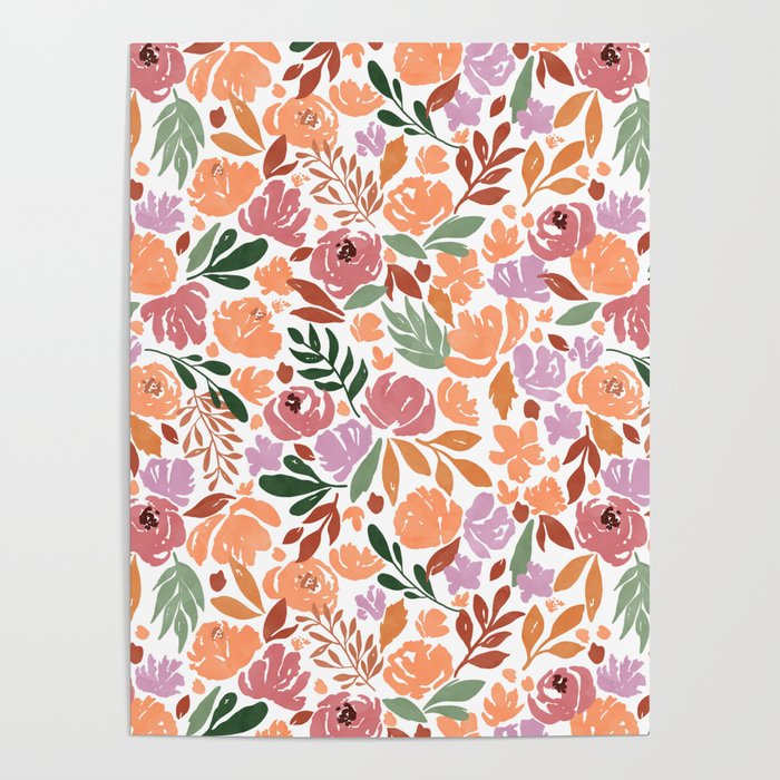Simple colorful floral CWP Poster Gallery Image 1