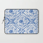 Floral pleasure pattern BW Laptop Sleeve Gallery Image 1
